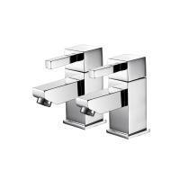 Buy cheap Contemporary Brass Bath Faucet ， Polished Pair Bath Taps T8175 product