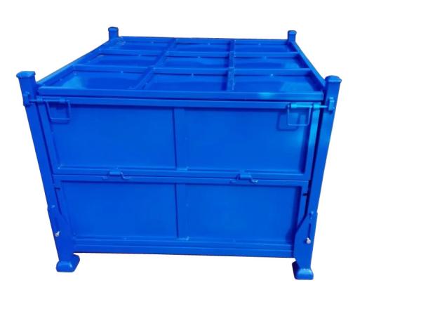Buy cheap Manufacturer Steel Powder Coated Collapsible Storage Box Pallet from wholesalers