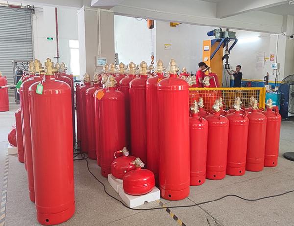 Buy cheap High-Pressure 4.2MPa FM200 Cylinder Total Flooding Fire Suppression Cylinder from wholesalers