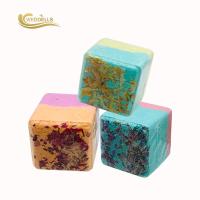 Buy cheap Dry Petals Shower Steamer Tablets , Handmade Essential Oils Eucalyptus Shower product