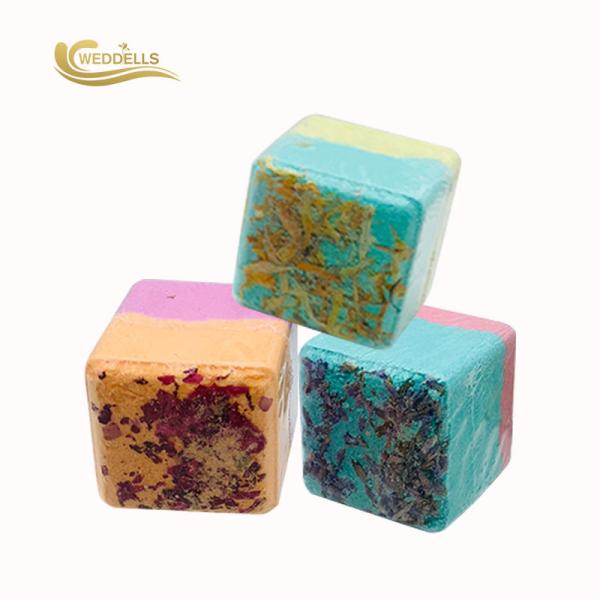 Dry Petals Shower Steamer Tablets , Handmade Essential Oils Eucalyptus Shower