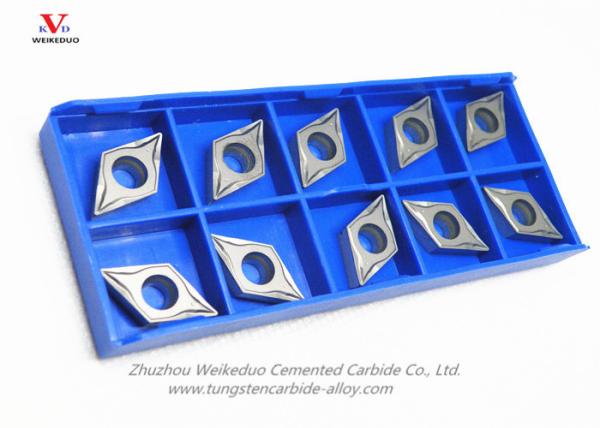Buy cheap DCMT11T304-FA,Corrosion Resistance Carbide Cutting Inserts / Customized Carbide Tool Inserts from wholesalers