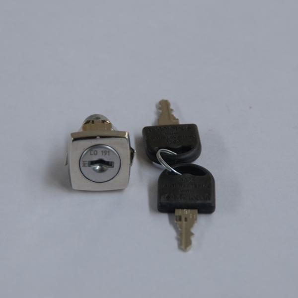 Buy cheap Plastic Key Cap Chrome plating Black Metal Cabinet Locks from wholesalers