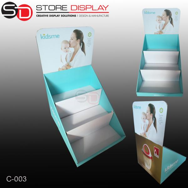 Buy cheap customizable tabletop display stand for kid skincare from wholesalers