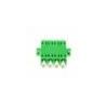 Buy cheap Quad Single Mode Fiber Optic Adapter LC APC To LC APC Fiber Flange Sc Connector from wholesalers