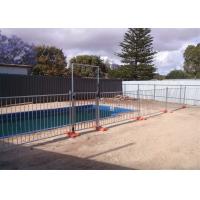 Buy cheap 42 Microns Non Permanent Pool Fence , Zinc Coated Temporary Pool Barrier product