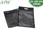 Plastic Cosmetic Stand Up Zipper Bags Three Sides Seal Bag With Gravure Printed