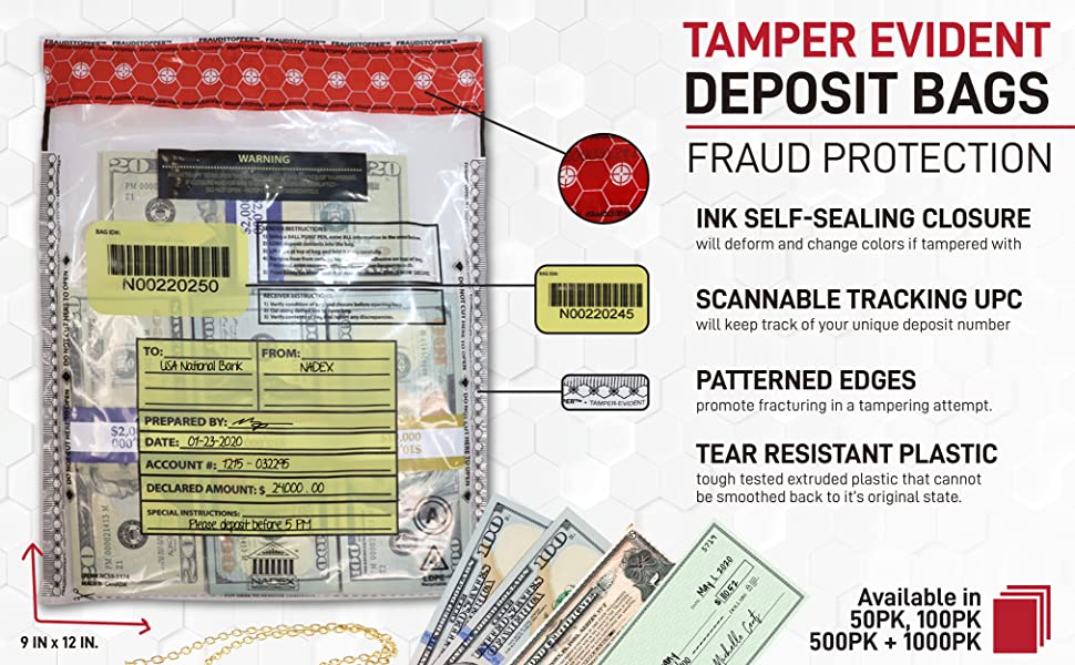 ICAO Duty Free Packaging, STEBs Bags, Custom Airport Store, Retail Shop Security Bags, Tamper Evident Proof