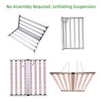 850W Foldable LED Grow Light 2 Channel Aluminum Alloy Material