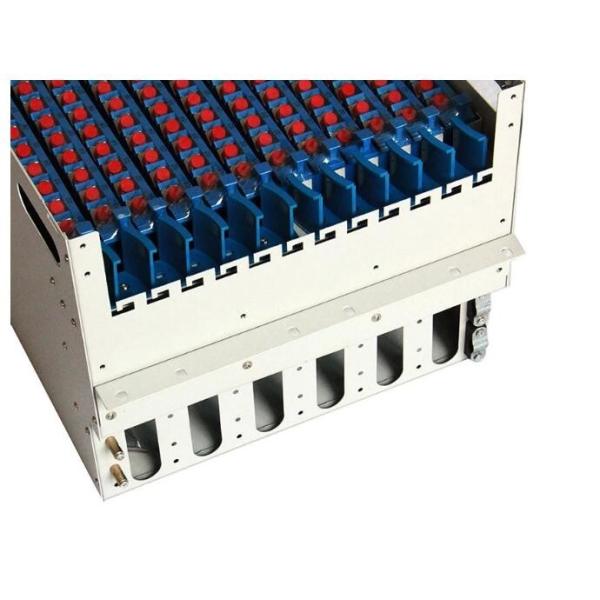 2U 24 Ports Rack Mount Fiber Optical FTTX ODF Closed Frame
