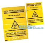 Clinical Waste Bag, Heavy Duty Sacks, PE biohazard eco bag, PE disposable Lab
