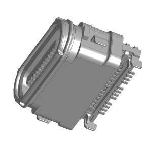 Buy cheap 6A USB Connectors 24 Pins USB 3.0 Female Connector SMT Right Angle from wholesalers