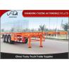 Buy cheap BPW / FUWA Axle Skeleton Chassis Container Trailer 20ft 40ft Dimension from wholesalers