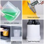 1L-50L White Thickened Round Pails Plastic Paint Buckets for Large Painting