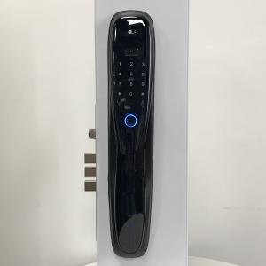 China Apartment / Home Fingerprint Sensor Door Lock For Glass Door / Wood Door on sale