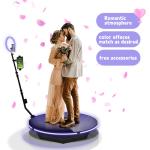 Event Standing Platform 360 Rotating Video Photo Booth In Club
