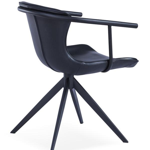 Buy cheap Metal Leisure 50x59x78cm Leather Swivel Armchair from wholesalers