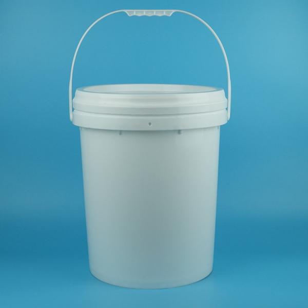 Buy cheap 19kg Round Plastic Drum With Handle And Lid For Paint from wholesalers