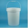 Buy cheap 19kg Round Plastic Drum With Handle And Lid For Paint from wholesalers