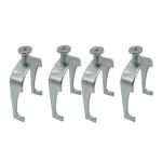 Wear Resisting Rigid Strut Straps Metal Pipe Clamp With Screw