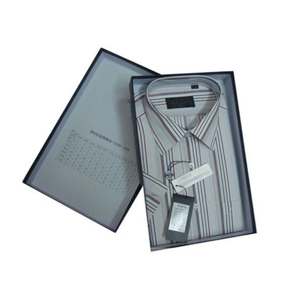Buy cheap custom T-shirt packaging box men business shirt paper box rigid wedding packaging box from wholesalers