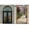 Buy cheap Professional Wrought Iron Security Gates Black Powder Coating Surface Treatment from wholesalers