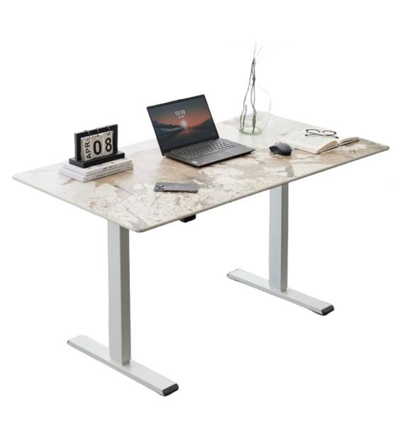 Buy cheap Metal Standing Game Computer Desk with Customizable Rock Plate and Electric Lift from wholesalers