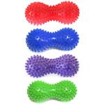 Peanut Shape Shiatsu Foot Massager Yoga Fitness Ball PVC Material Size 150 * 70