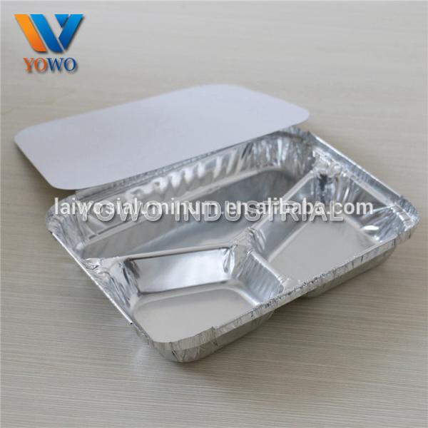 Buy cheap 4 Compartment 1.5lb 24oz Aluminum Takeout Containers from wholesalers