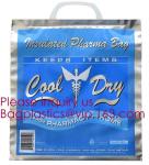 Aluminum Foil Insulated Cooler Bags Waterproof Folding Thermal Lunch Bag,Zip
