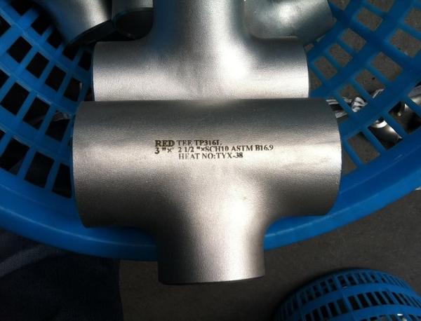 Buy cheap ASTM A403 Pipe Fittings Forged Alloy Steel / stainless steel equal tee ,304L 316L 310S 904L 2205 from wholesalers