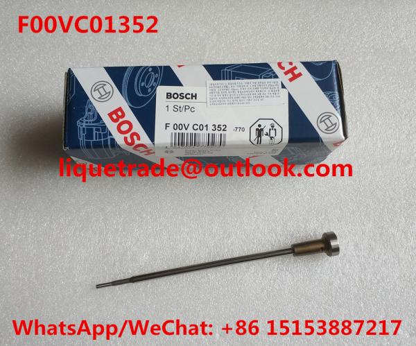 Buy cheap BOSCH Common rail injector valve F00VC01352 , F 00V C01 352 from wholesalers
