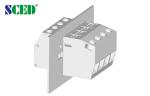 Buy cheap White 12.10mm Through Panel Terminal Blocks Connection Brass 600v 85A from wholesalers