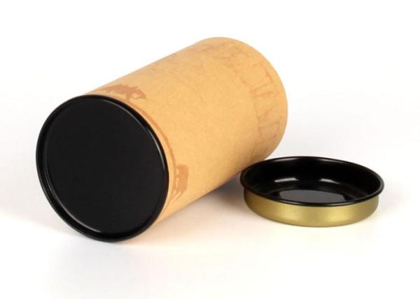 Buy cheap Elegant Paper Composite Cans Liquor Bottle Gift Canisters With Metal Slip Top from wholesalers