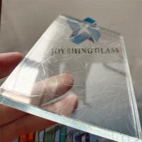 Buy cheap Frosted Acid Etched Glass Panels , Anti Glare Window Glass Size Customized product