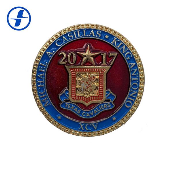 Buy cheap Plating Soft Enamel Custom Souvenir Coins Brass / Zinc Alloy / Iron Material from wholesalers