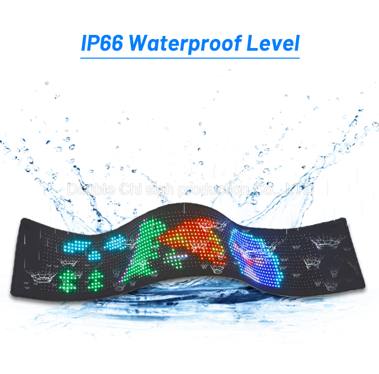 Portable Pixel RGB LED Matrix Panel Digital Message Screen for Flexible Advertising
