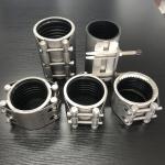 1 1/4" 1/2 Inch Pipe Repair Clamp Bolted Connect Stainless Steel Plumbing