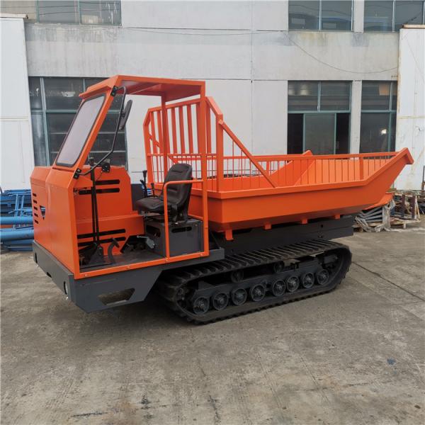 Buy cheap 2800mm Crawler Mini Dumper 4wd Palm Oil Dumper With Scissior Lift from wholesalers