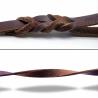 Buy cheap Luxury Handmade Dog Leather Leashes Easy Control Braided Style Comfortable Hand Feeling from wholesalers