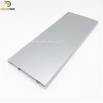 Matt Silver 6063 Aluminium Profile Skirting For Wall Corner Protection