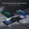 Buy cheap Fast Charger 3 In 1 Magnetic Wireless Charging Station Stand 15W 5W from wholesalers