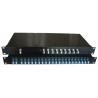 Buy cheap 1U 19 Inch MUX DEMUX CWDM Dual / Single Fiber 1270~1610nm Rack Mount 4/8/16/18 CH from wholesalers
