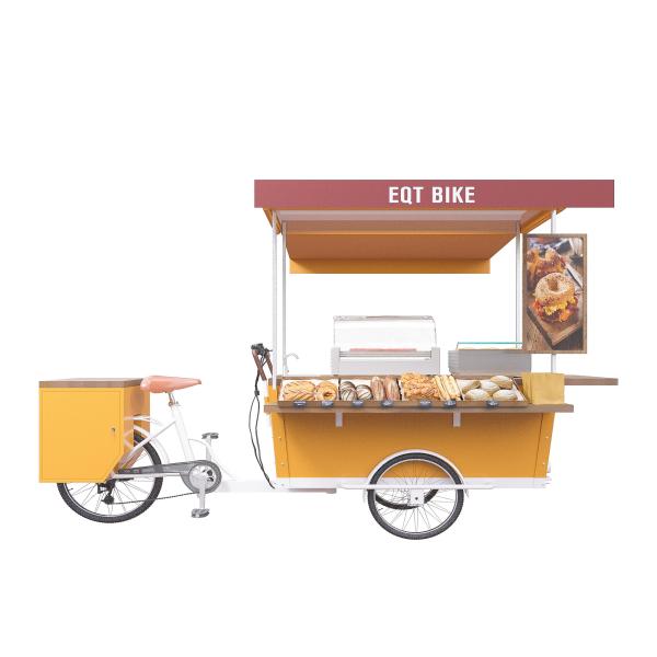 Buy cheap CE Integrated Box Structure 150KG Load Vending Food Cart from wholesalers