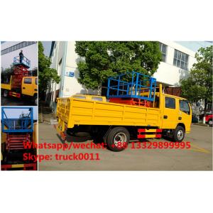 Buy cheap hot sale best price DONGFENG aerial platform truck with bucket truck, scissor hydraulic aerial working platform truck from wholesalers