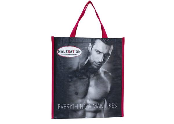 Buy cheap Heavy Duty Laminated Non Woven Fabric Shopping Bags For Groceries Storage from wholesalers