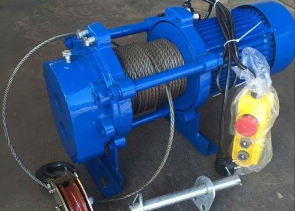 Buy cheap Small 1 Ton Rope Length 100m Industrial Electric Winch from wholesalers