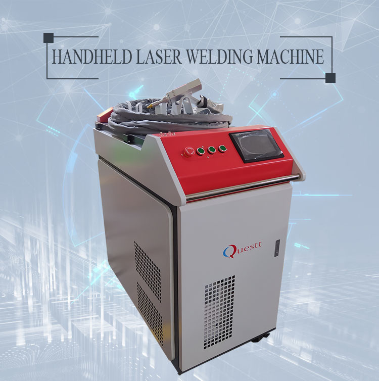 Water Cooling Cabinet MAX 1500W Handheld Fiber Laser Welding Machine For Metal