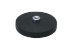 Round Base Pot Magnet with Rubber Cover