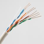 PVC SFTP ANATEL Cat5e Lan Cable 4 Pair Twisted 0.50 Solid Bare Copper AI Mylar